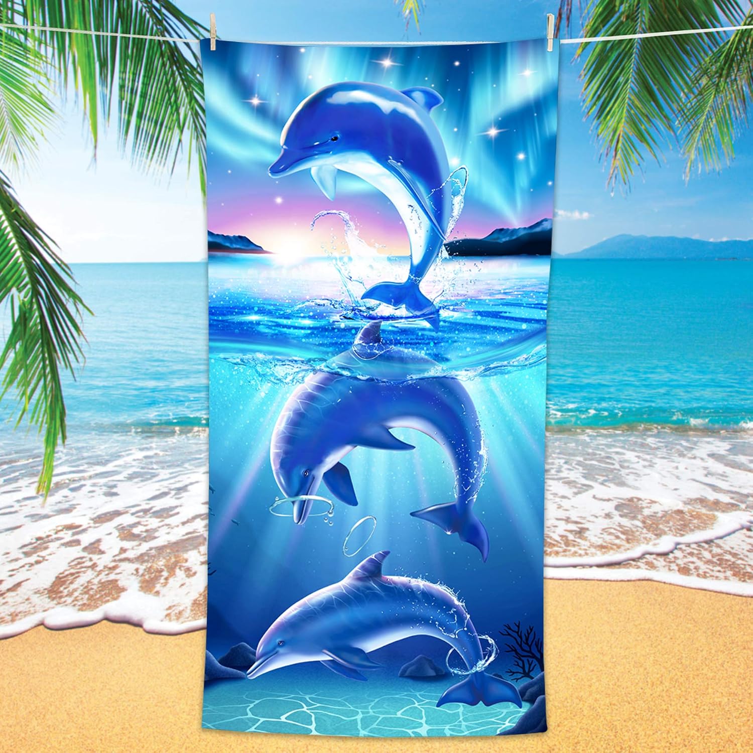 Dolphin Beach Towel
