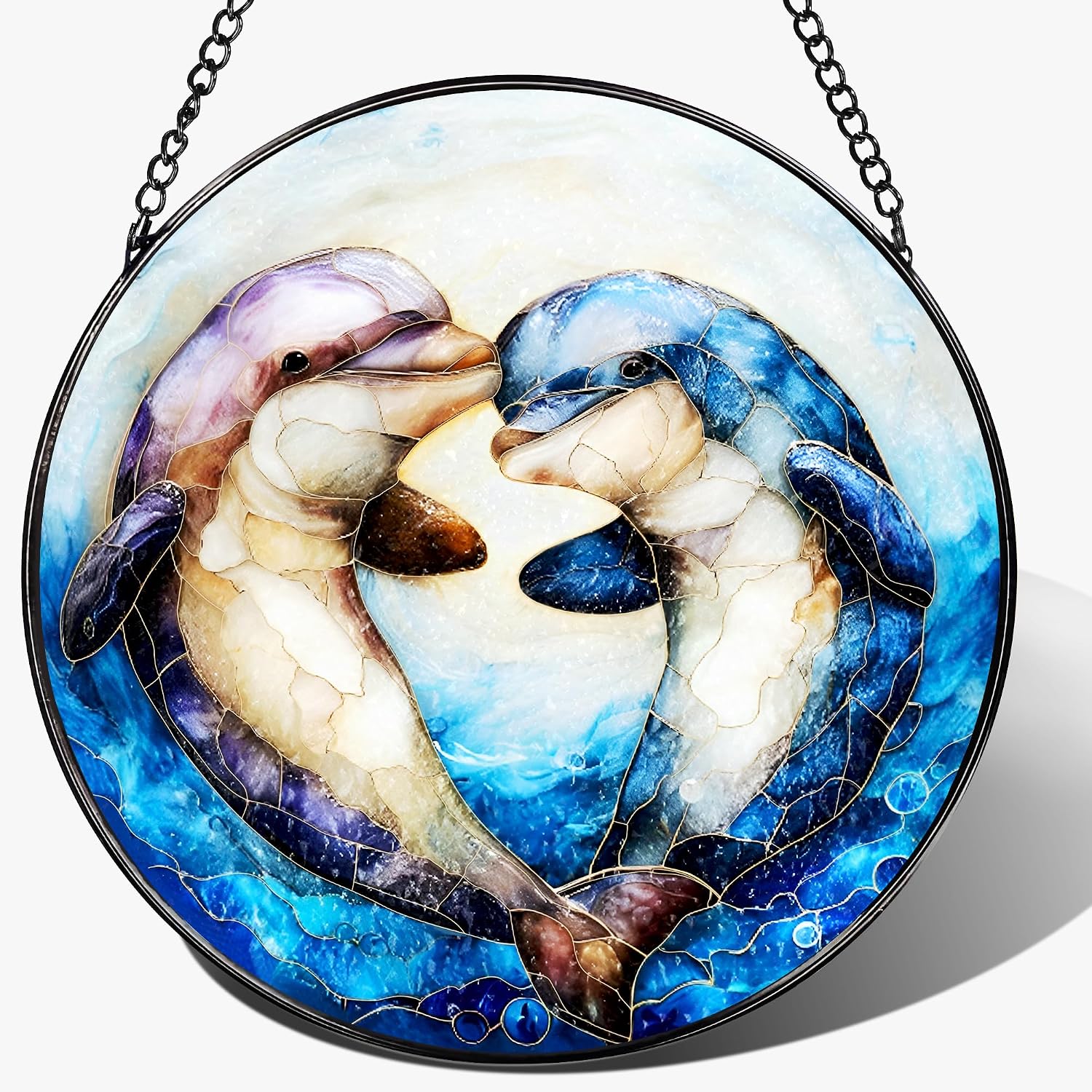 8 Inch Dolphin Sun Catcher Décor
